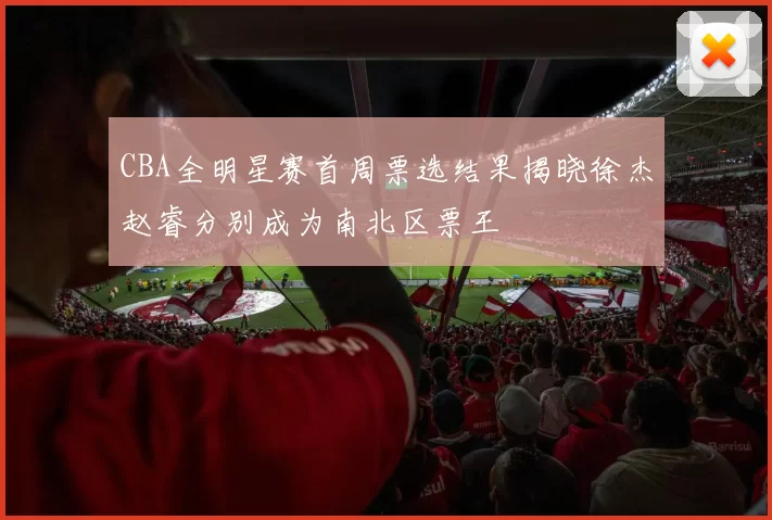 CBA全明星赛首周票选结果揭晓徐杰赵睿分别成为南北区票王